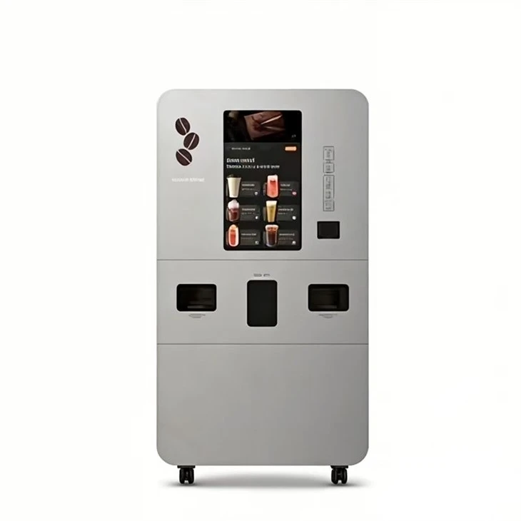 Máquina expendedora de café sin efectivo